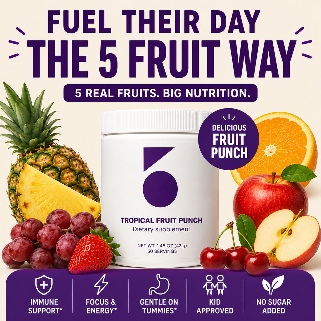 5 Children's Fruit Punch Flavored Health Vitamin Supplement