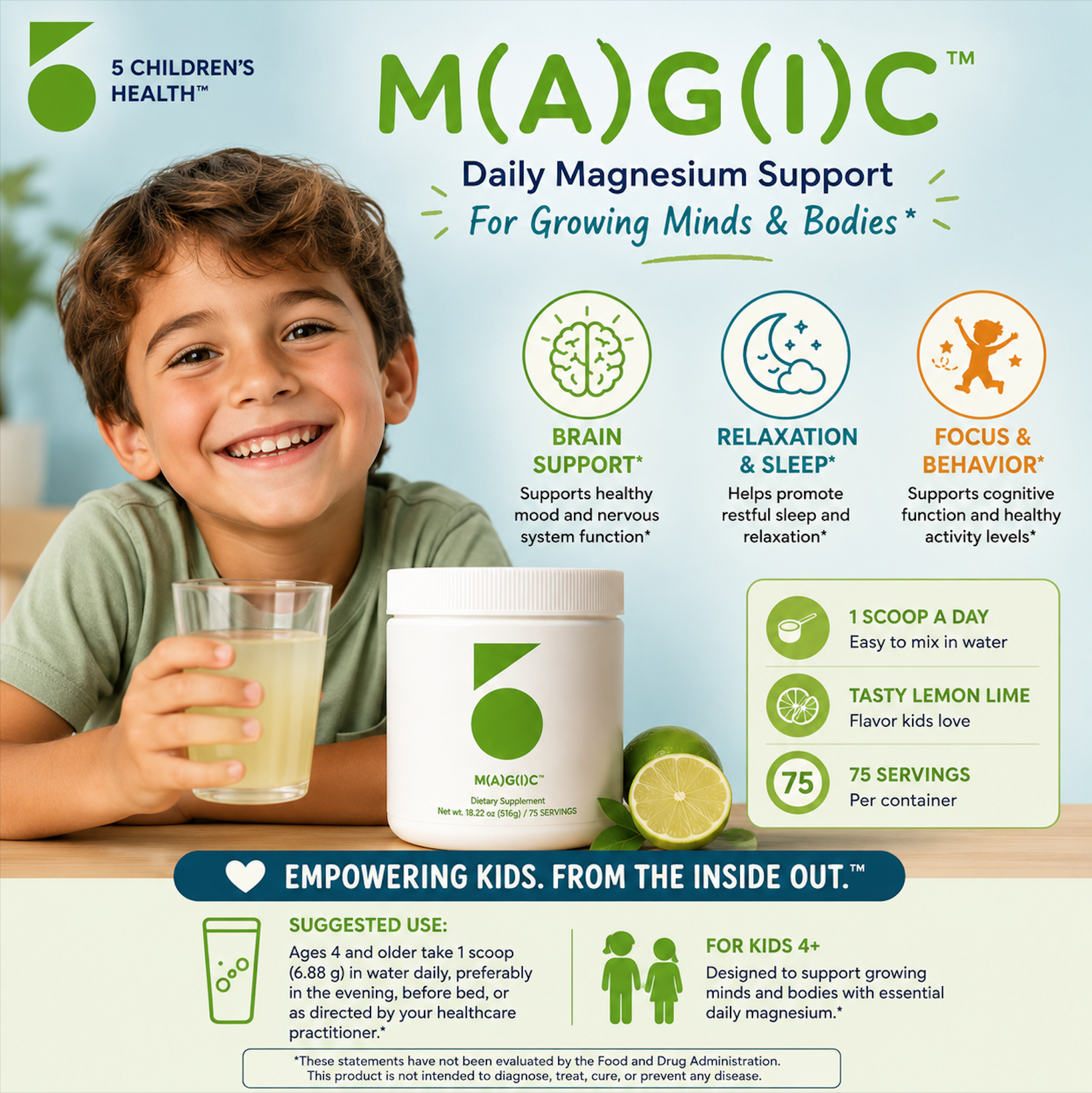 M(A)G(I)C™ — Lemon-Lime Effervescent Powder